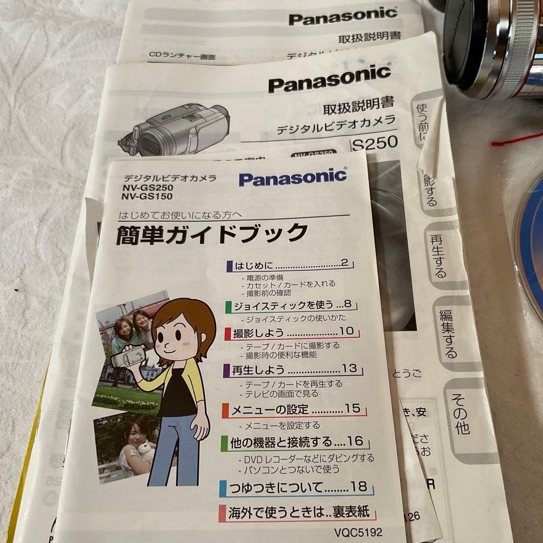 Panasonic NV-GS250-S ビデオカメラ【完品、美品】