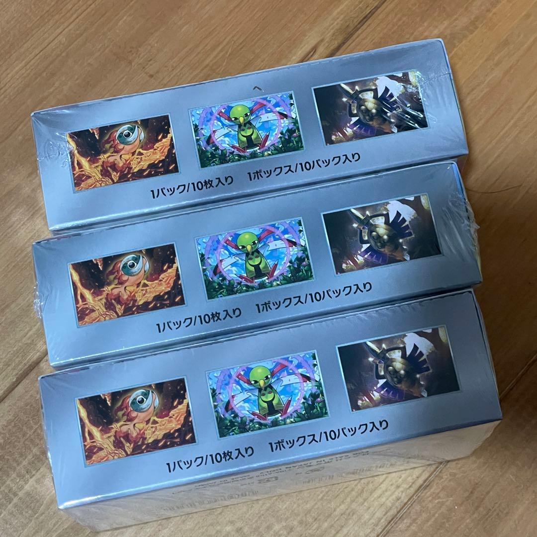 ポケモンカードゲーム　テラスタルフェスex シュリンク付き3ボックス