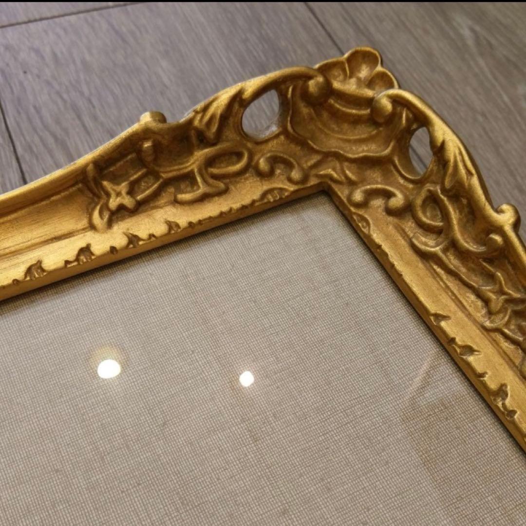 子犬様専用 Marc Chagall 抽象画 金色フレーム 子犬 Marc Chagall 抽象