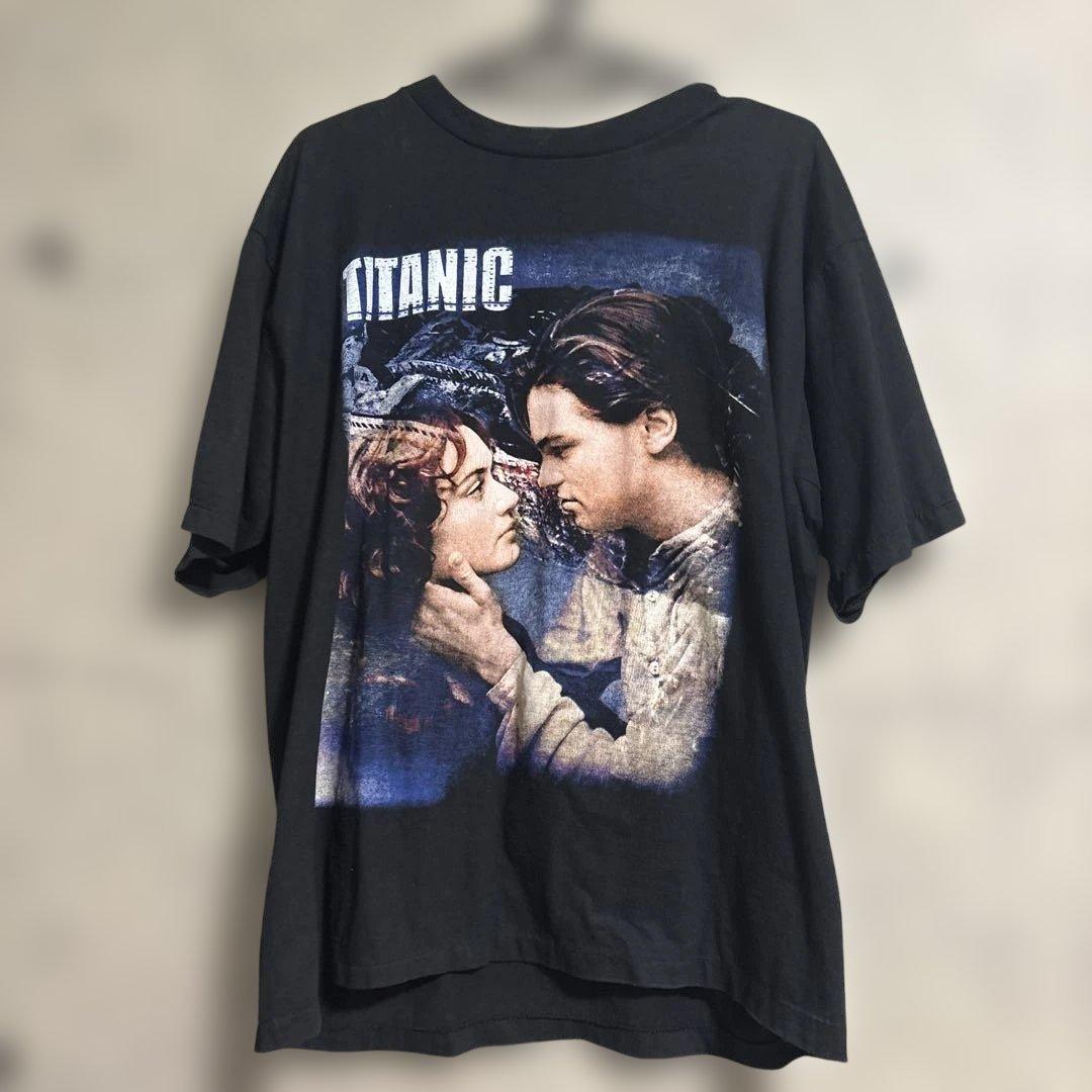 Titanic tシャツ USA製 Bootleg Leonardo DiCaprio 90s Titanic Movie