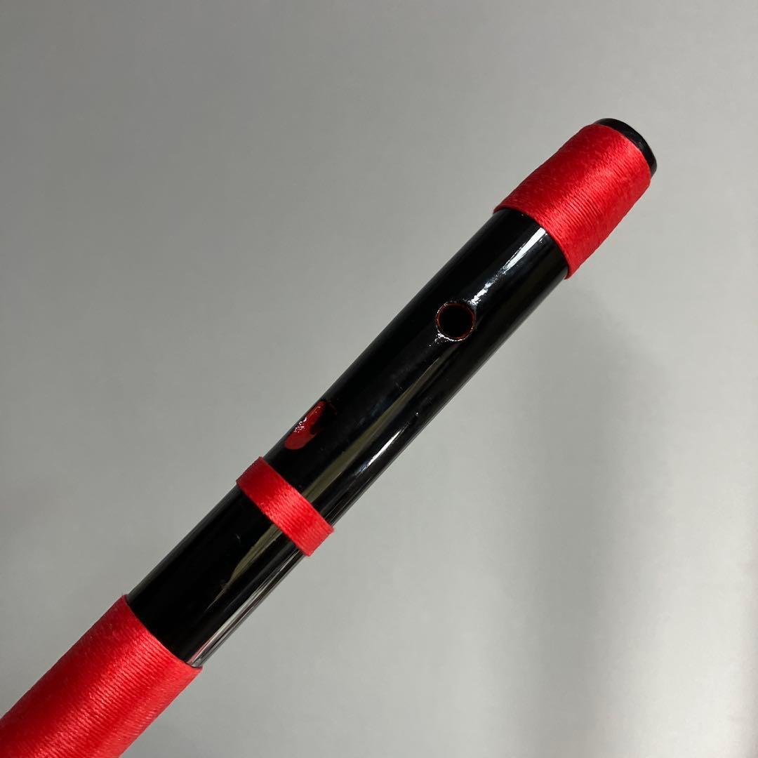 入門】神楽笛リコーダー式（古典調篠笛、囃子笛）CMRX-111 総巻 咥え