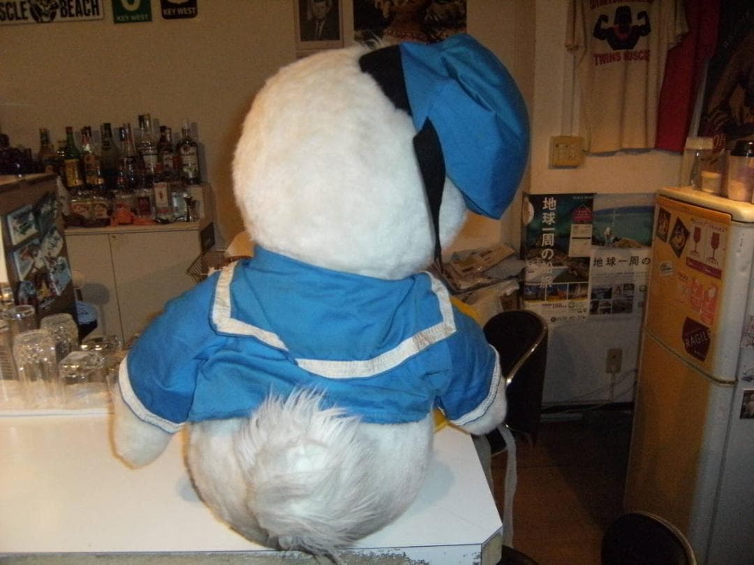 昭和レトロ★日本製★東京ディズニーランド 80センチ ドナルドダック ぬいぐるみ