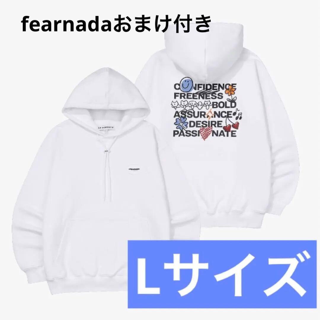 LESSERAFIM fearnada ペンミ フーディ パーカー L 新品 - メルカリ