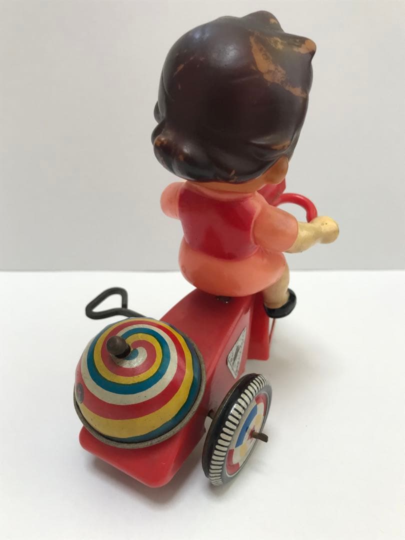 アルプスの少女ハイジ ソフビ・ブリキ三輪車　I. 976