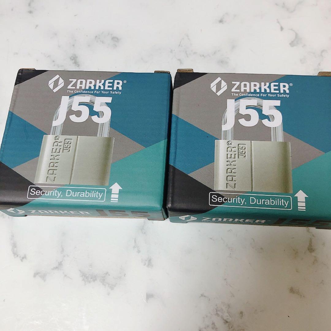 ZARKER ザーカー J45 2個セット ステンレス スチール 防錆 南京錠