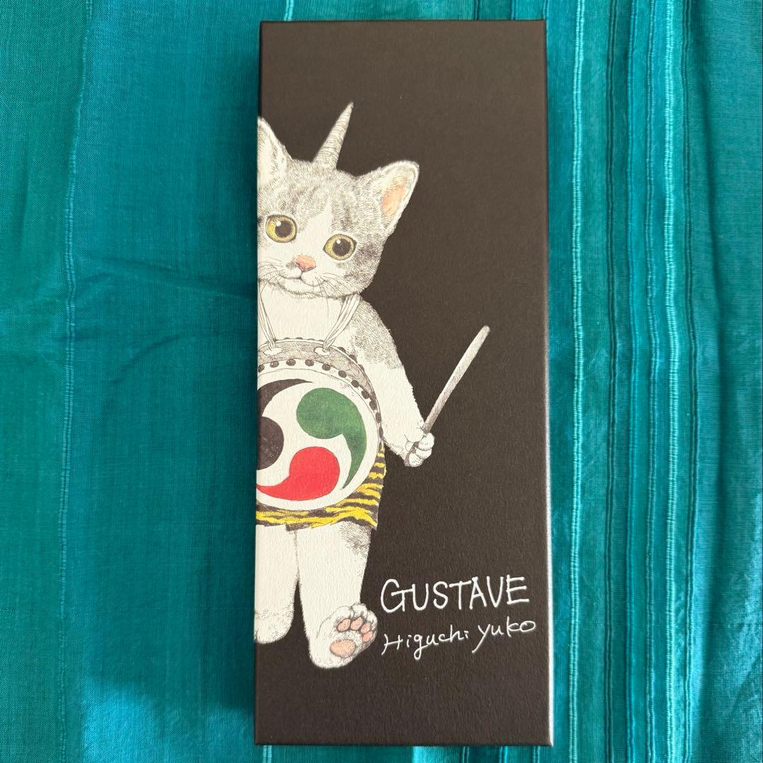 ヒグチユウコ GUSTAVE 風神雷神 猫の扇子 専用箱付き 未使用 - メルカリ