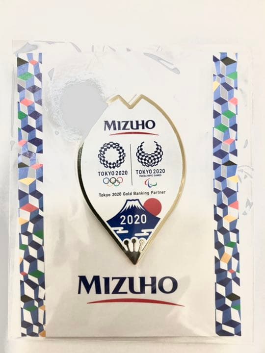 【非売品】東京オリンピック・パラリンピック　ピンバッジ　5点セット　みずほ銀行