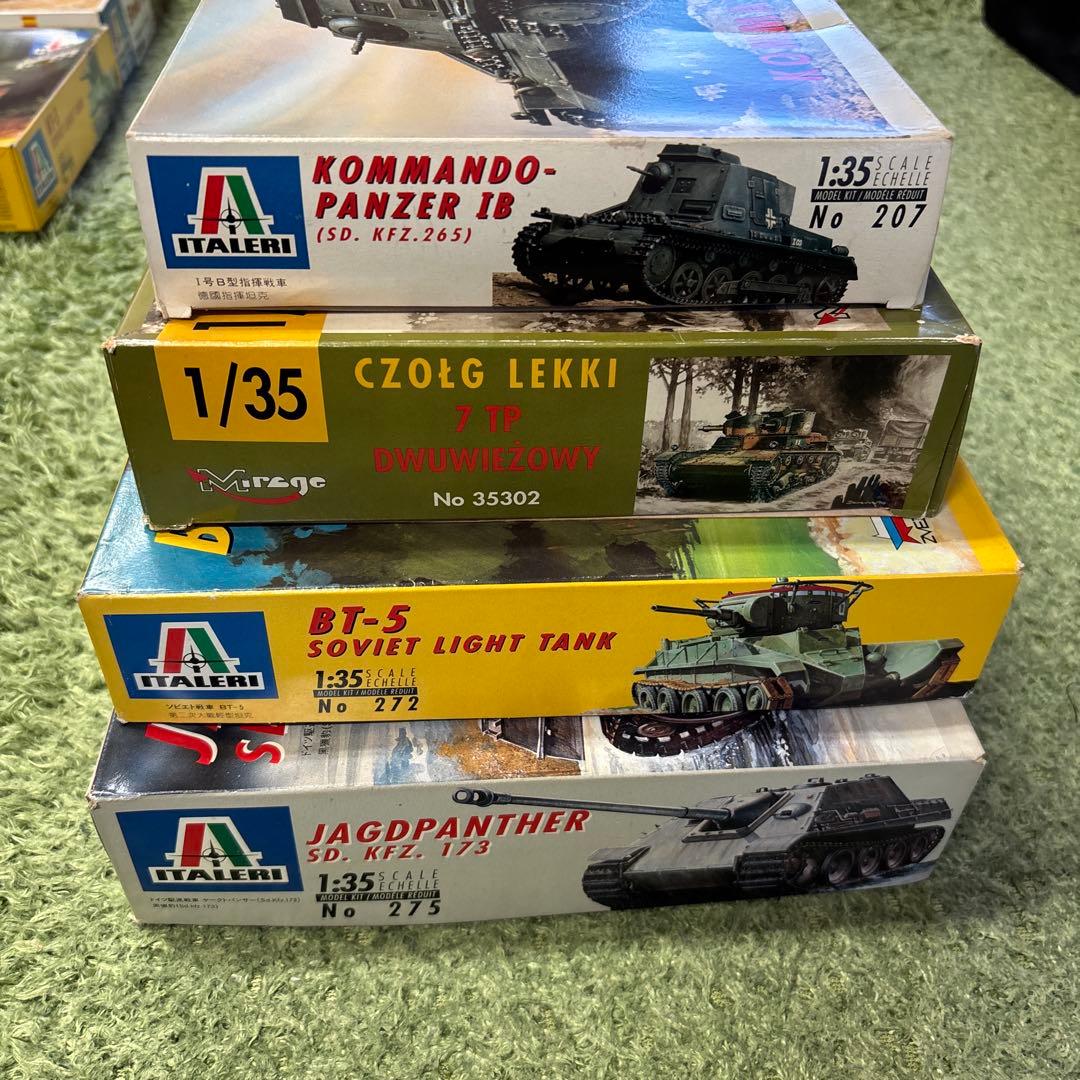 1/35 戦車モデルキットセット Italeri 7点セット A25