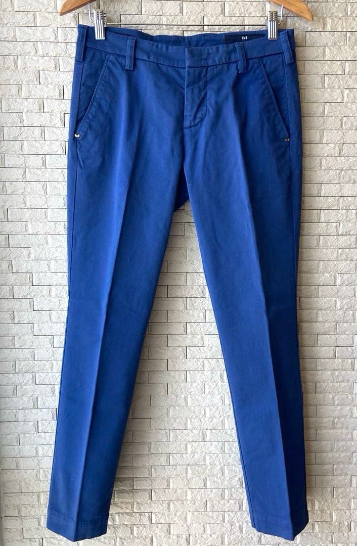 美品 ENTRE AMISアントレアミ ジャケパン コットンスラックス チノパン