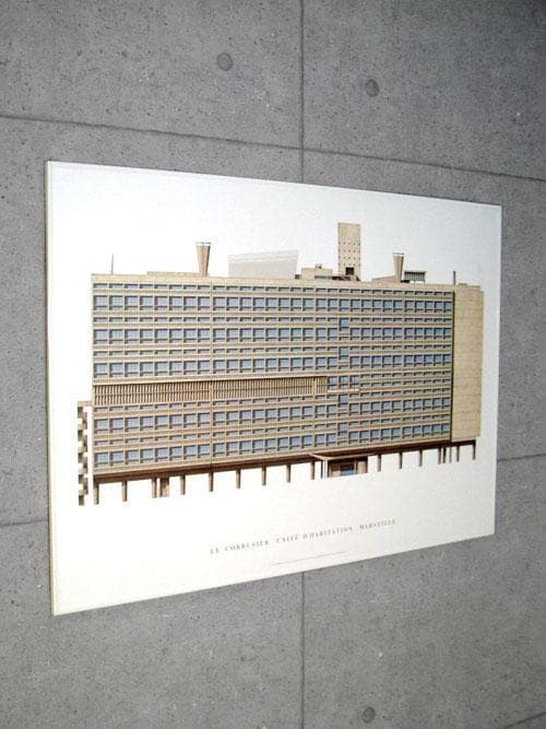 ユニテ ダビタシオン マルセイユ/ル コルビジェ/ポスター