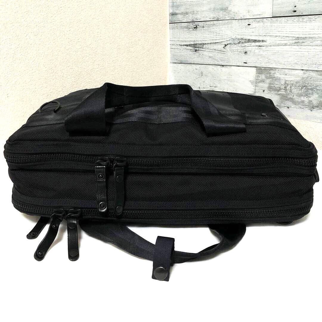 未使用級✨ポーターヒート ビジネスバッグ 3way 2層 A4可 マグライト 黒