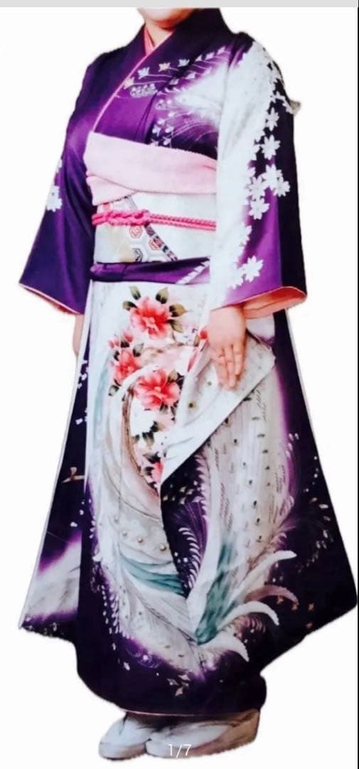 振袖 豪華絢爛 桜 牡丹 孔雀 紫 白 成人式 卒業式 結婚式