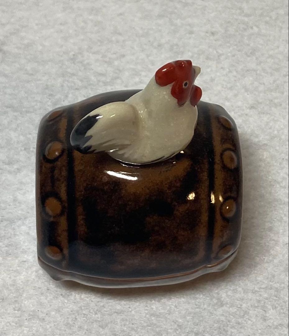 B296h 「辛酉 香合」紀州焼　葵窯　共布共箱　寒川栖豊　南枝庵　茶道具