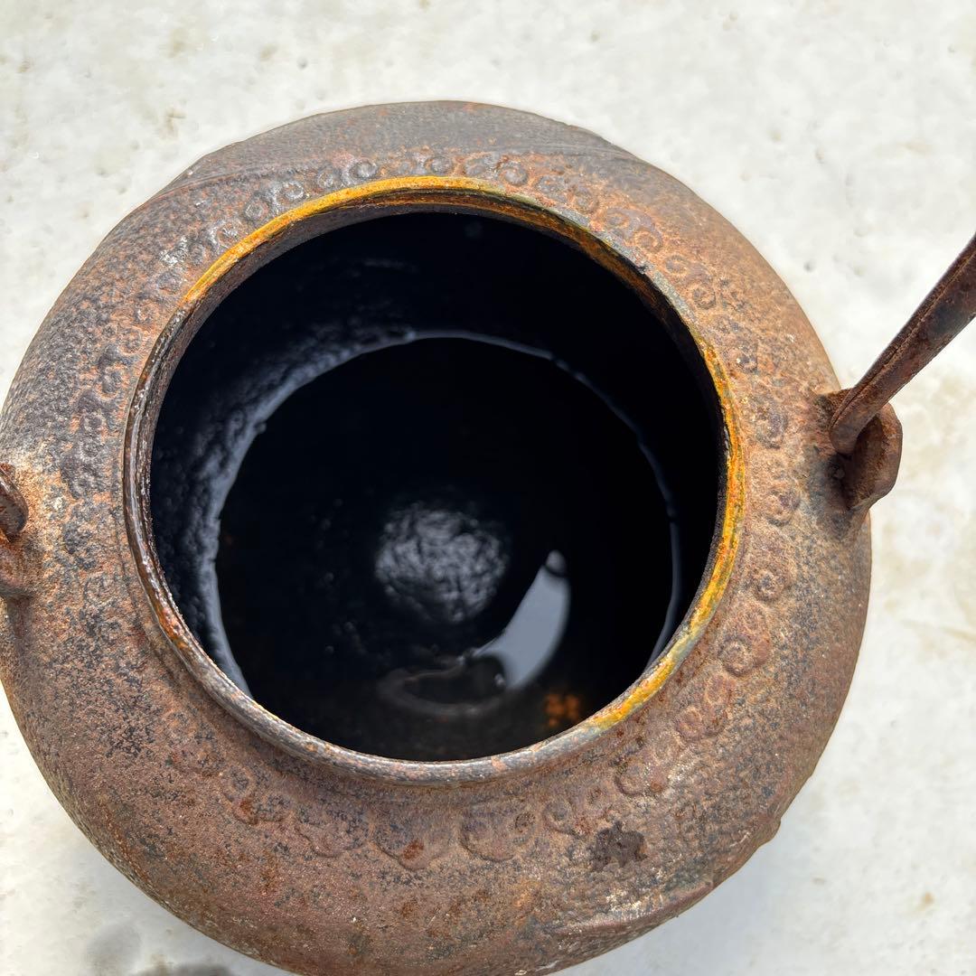 龍文堂造 アンティーク 鉄瓶