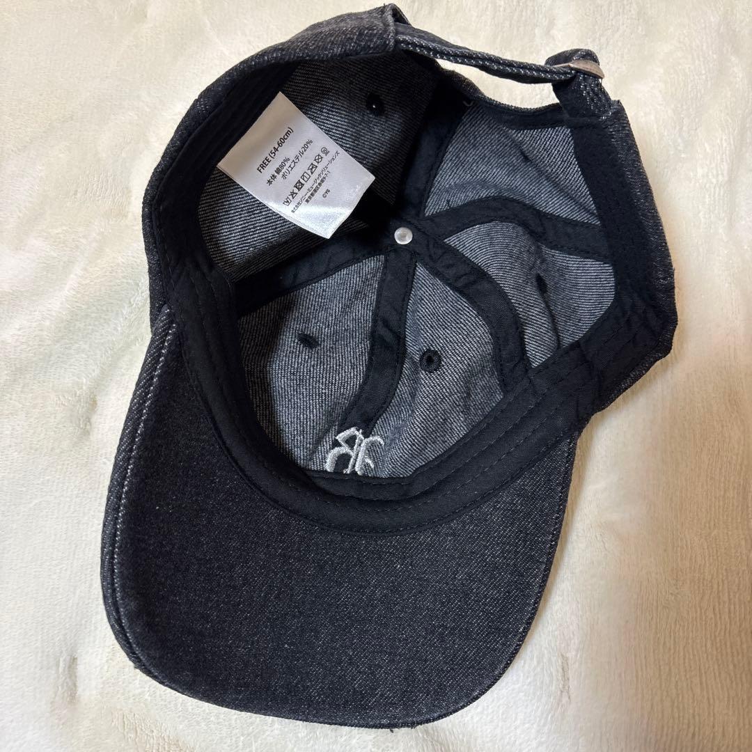 デニムキャップ BLACK BABYMONSTER ベビモン - メルカリ