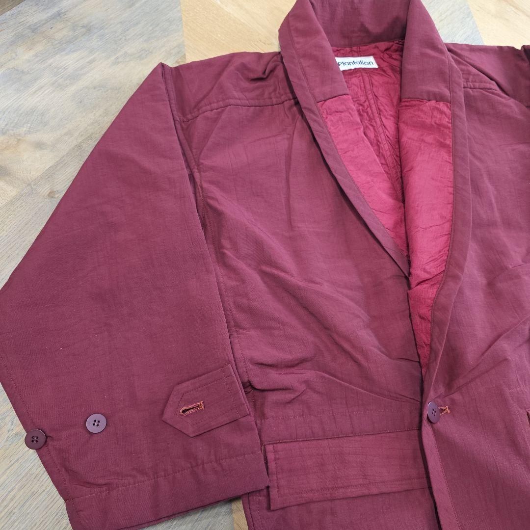 【新品】Plantation イッセイミヤケ バーガンディ ジャケット y58