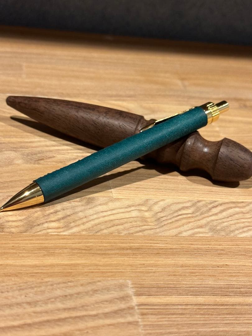 フォロー割20%OFF)革軸シャーペン プエブロ 加藤金属 KATO202