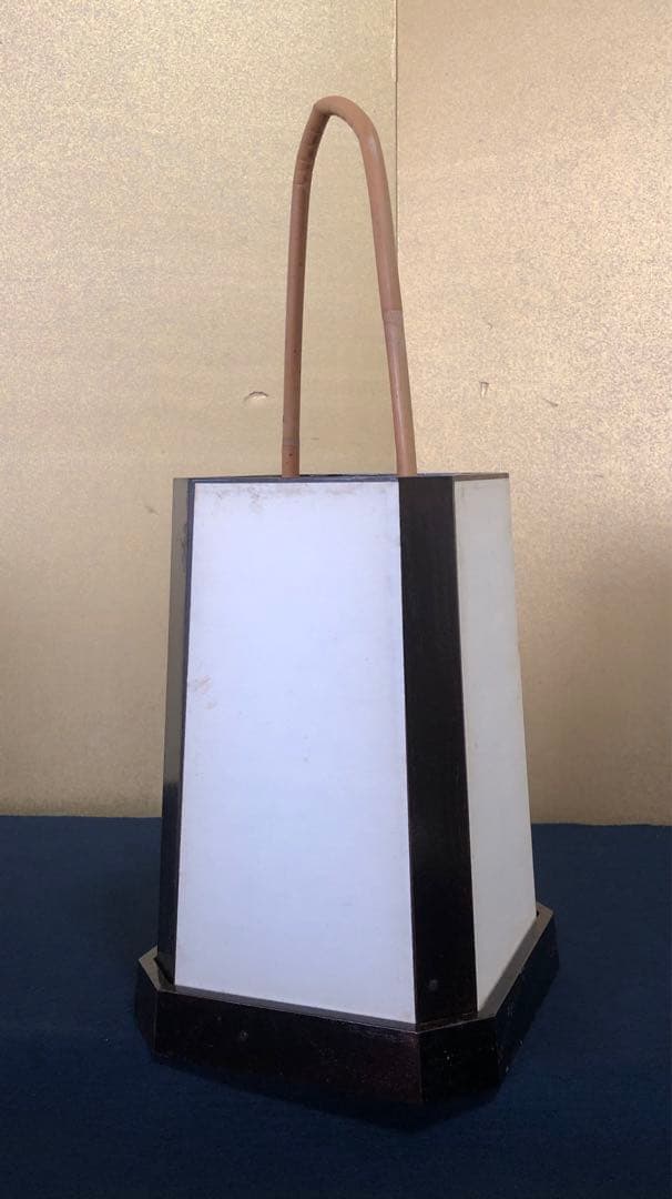 《R》溜 足元行燈 一対 行灯 露地 夜咄 茶道具 元箱　260114き3