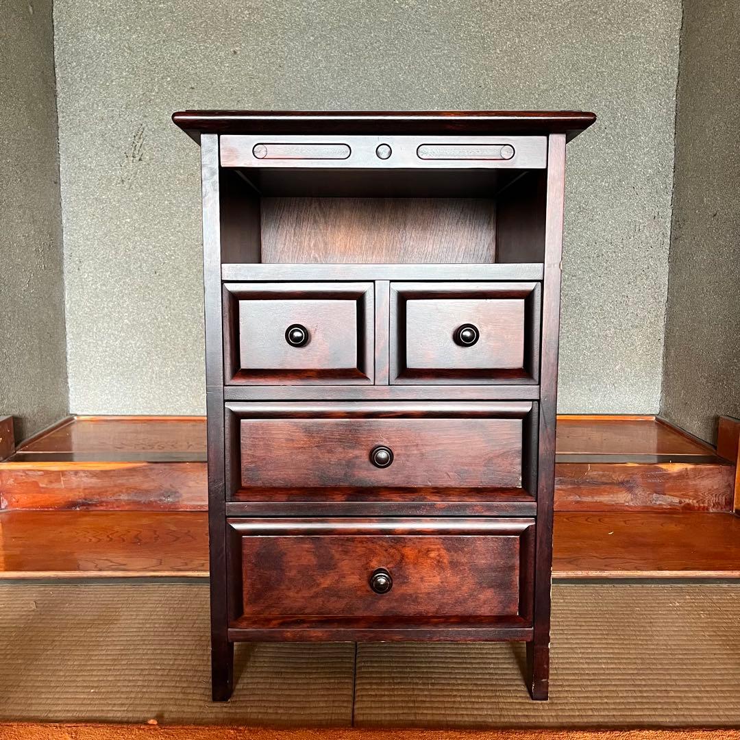 神居民芸 樺 カバ材 サイドボード ローボード キャビネット リビング