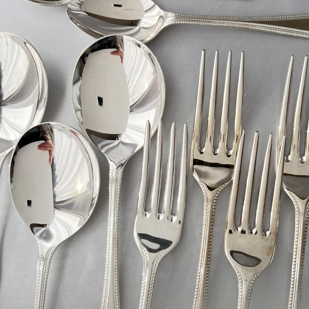 Cooper Ludlam】パールのディナーセット 4名用18本組