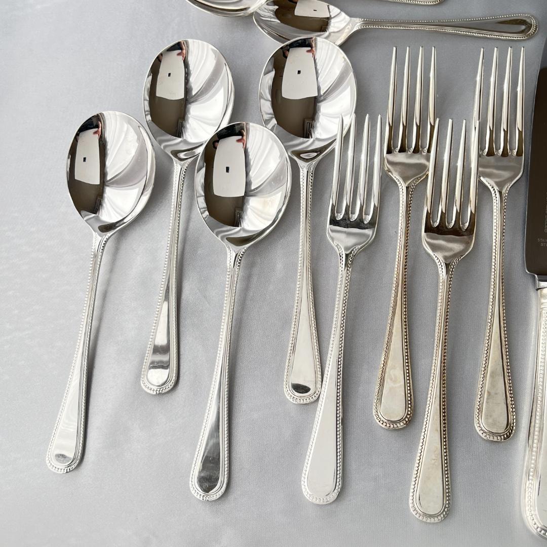 Cooper Ludlam】パールのディナーセット 4名用18本組