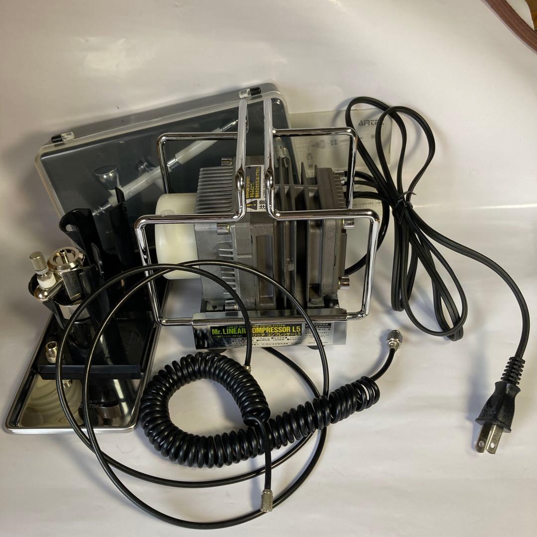 Mr.リニアコンプレッサーL5/エアーブラシ(エアテックス）セット