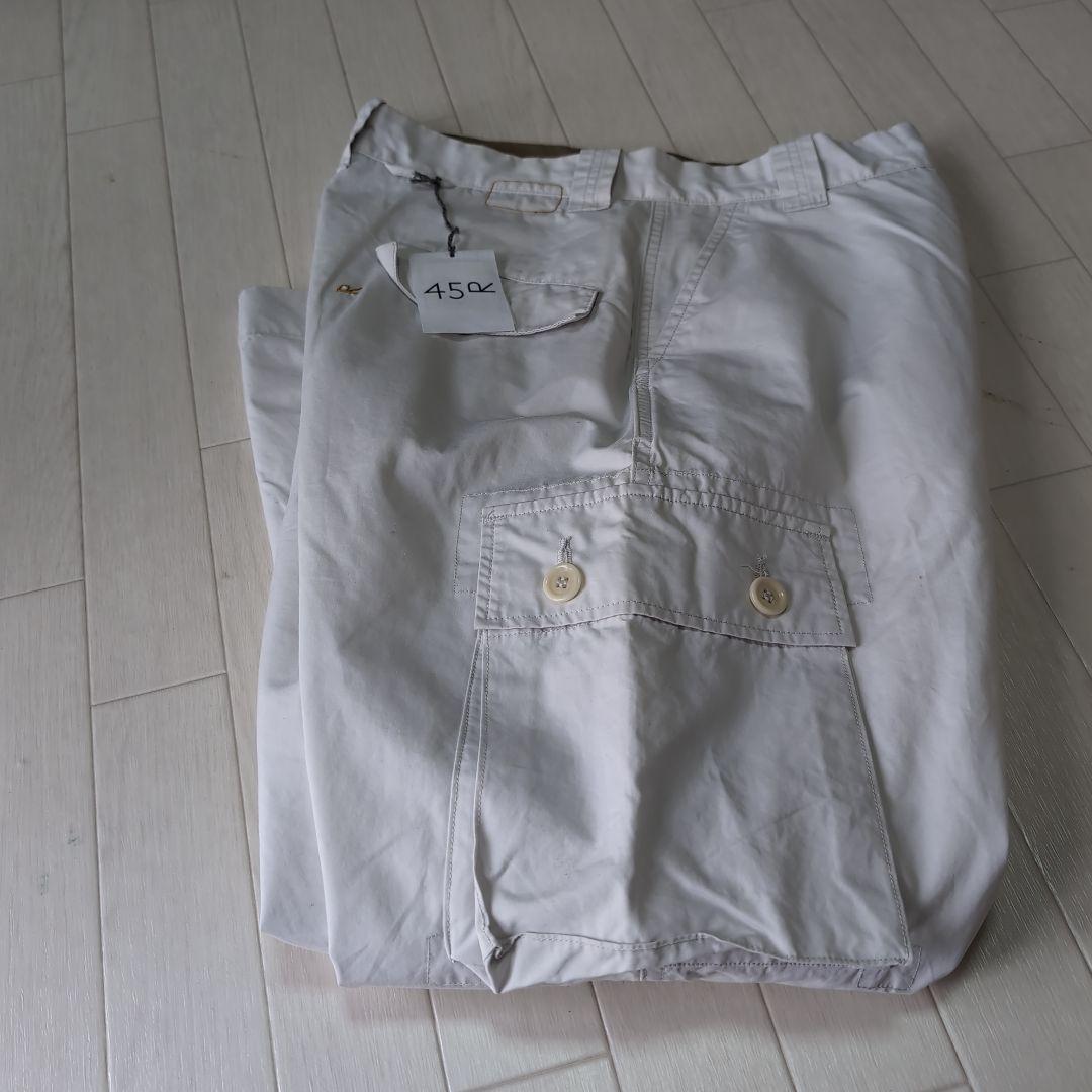 45R　オフホワイト カーゴパンツ サイズ