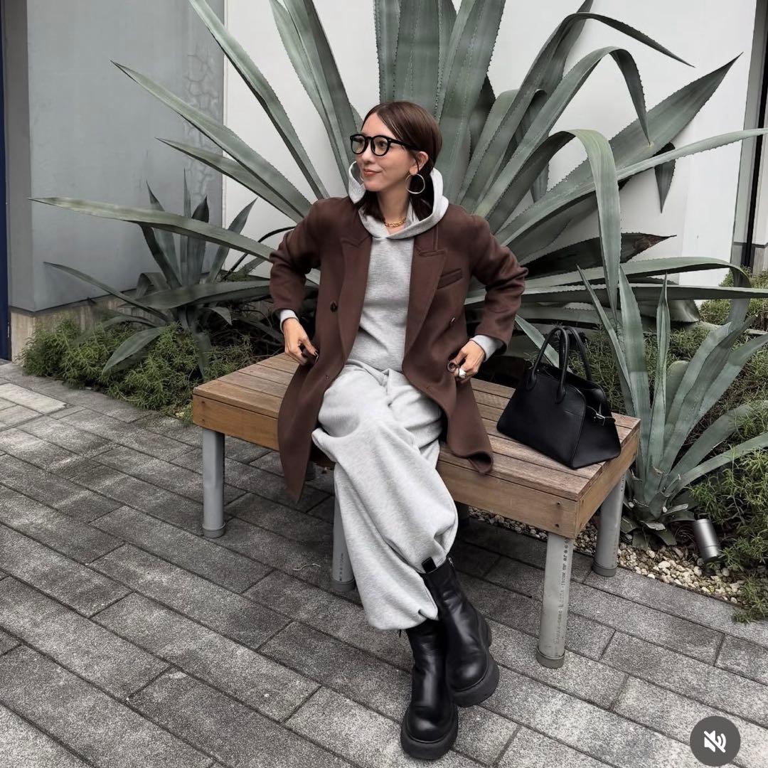 U_big sakiさん コラボ ジャケット コート スカートとセットアップ S