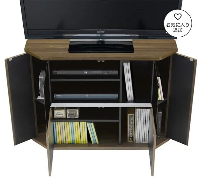 コーナーミドルTV台RCA-7510AV-CR テレビボード インテリア