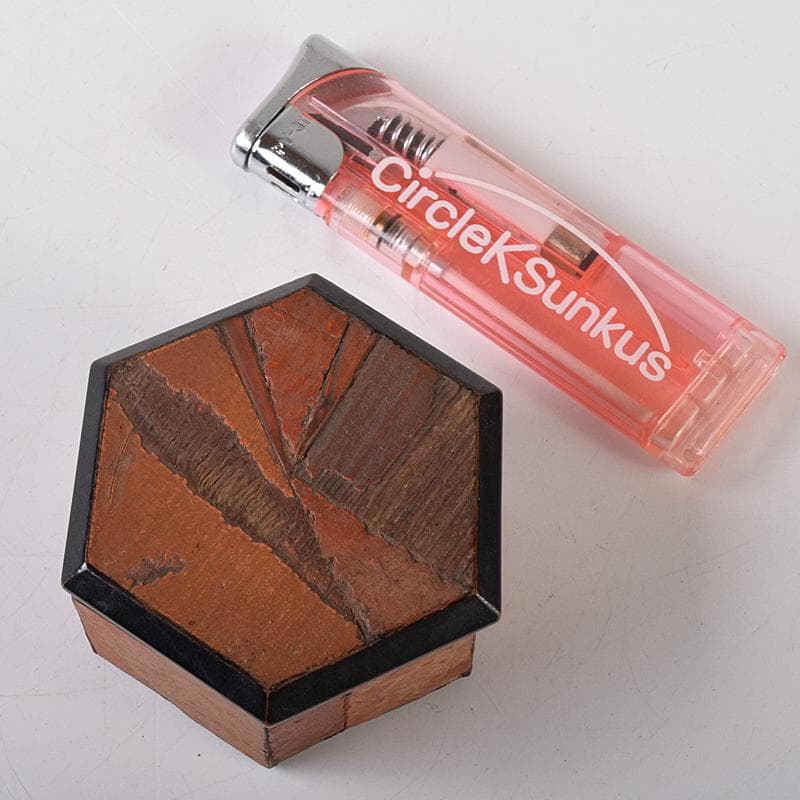 茶道具　熱田神宮古材　八角香合　書付箱　M　R8414