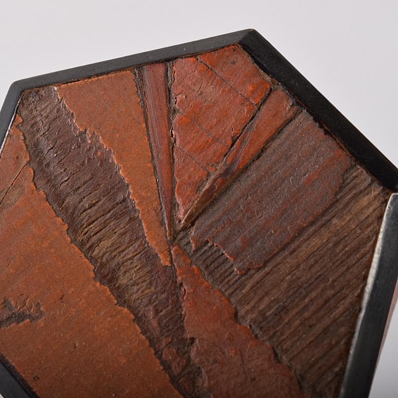 茶道具　熱田神宮古材　八角香合　書付箱　M　R8414