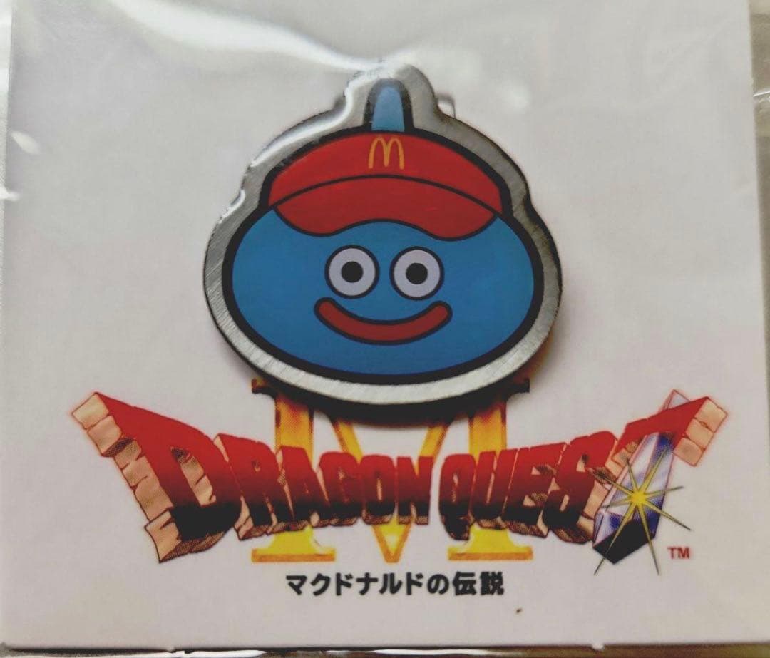 ドラクエ×マクドナルド2026コラボ スライム ピンバッジ 非売品限定