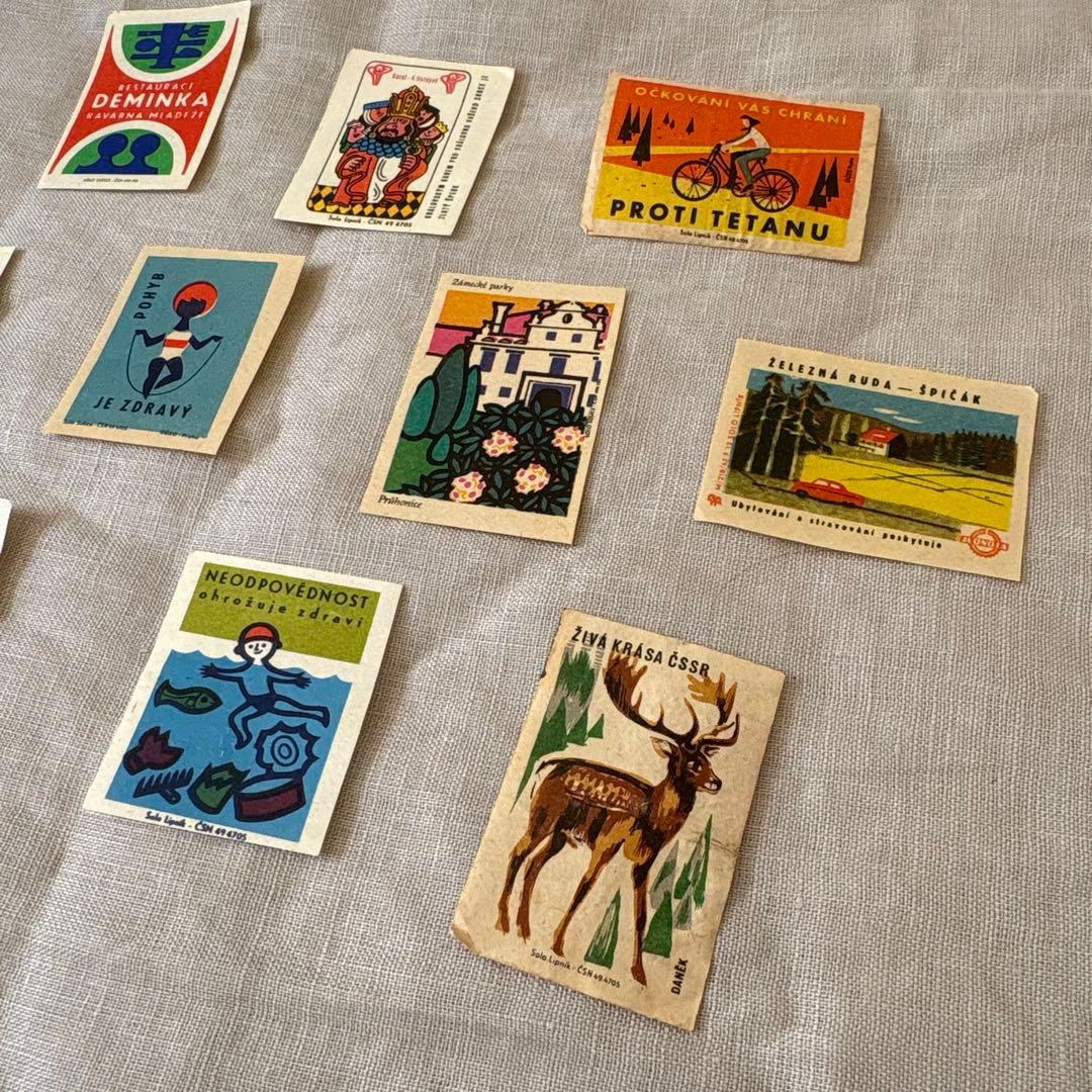 チェコ ヴィンテージ マッチラベル 10枚セット - メルカリ