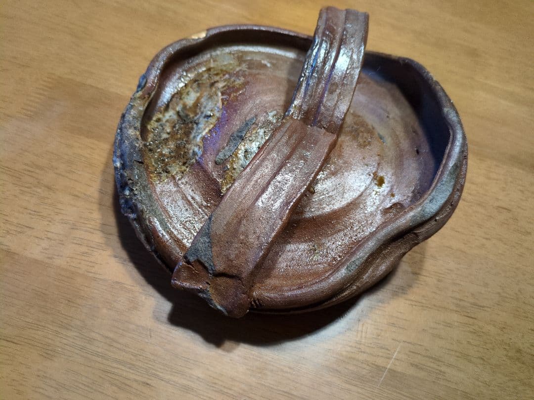 古備前 「ヒョウゲたる手付鉢 」 〔オブジェ〕 - メルカリ