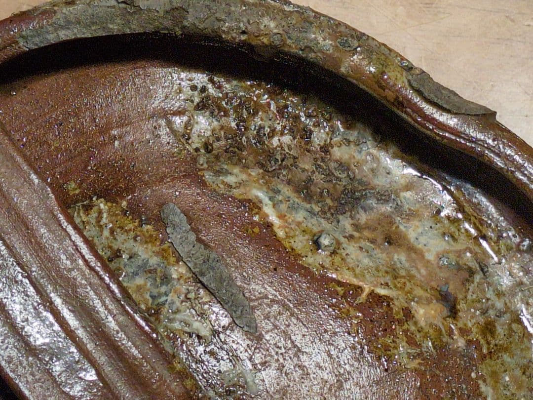 古備前 「ヒョウゲたる手付鉢 」 〔オブジェ〕 - メルカリ