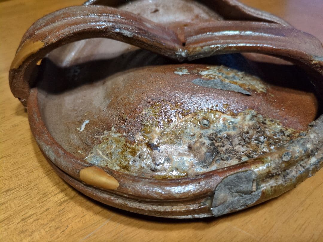 古備前 「ヒョウゲたる手付鉢 」 〔オブジェ〕 - メルカリ