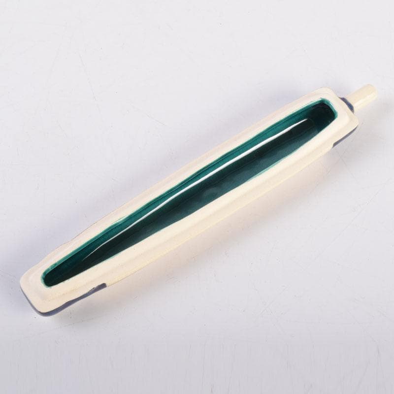 茶道具 栗田焼 岡田佳山作 傘香合 共箱 V 8468