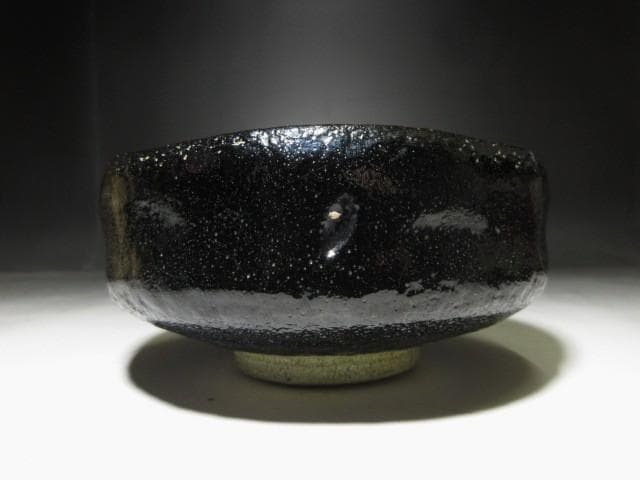 楽吉左衛門十一代 慶入 黒茶碗「杦風」／裏千家十三