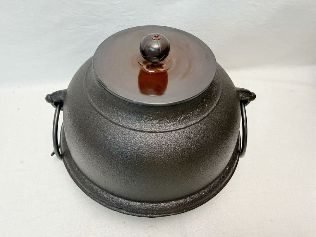 未使用 茶道具 野々田合金製 朝鮮風炉型電熱器 コントローラー式 風炉釜前