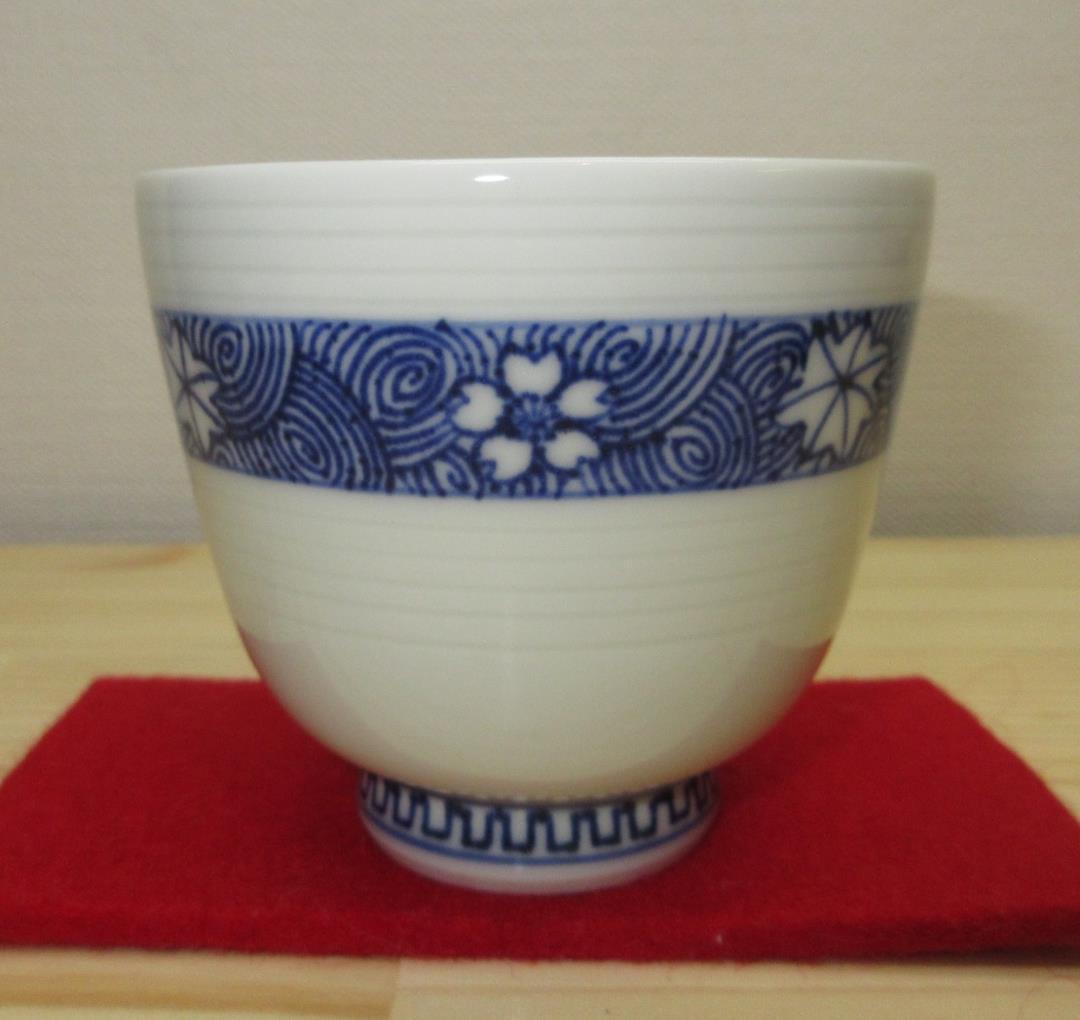 2188 深川製磁森猪口11客未使用