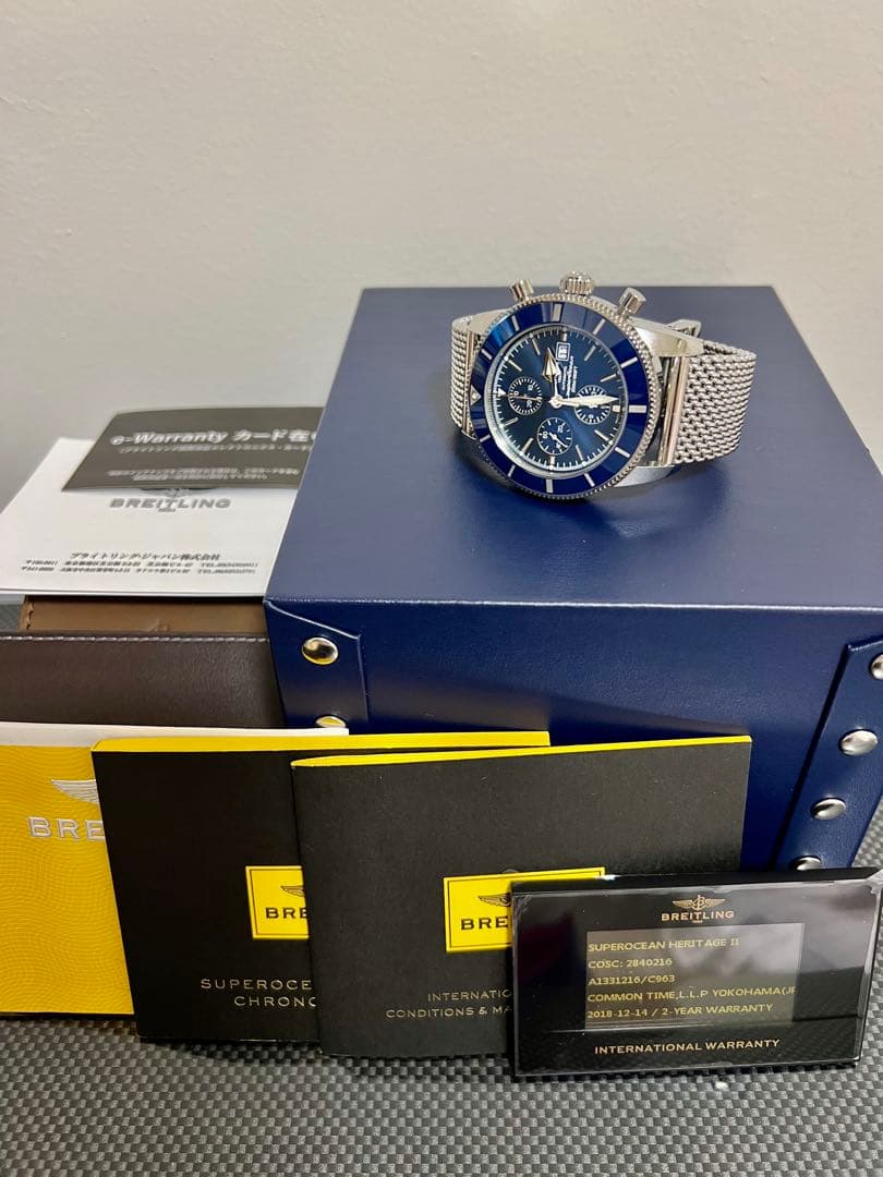 Tony Store　スーパーオーシャン‼️⌚️ブライトリング　46❣️極美品