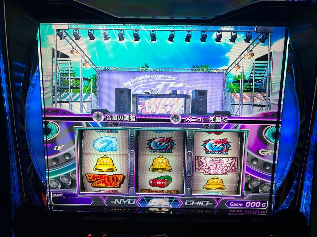 パチスロ実機D4DJデータ対応ボタンバイブ付き