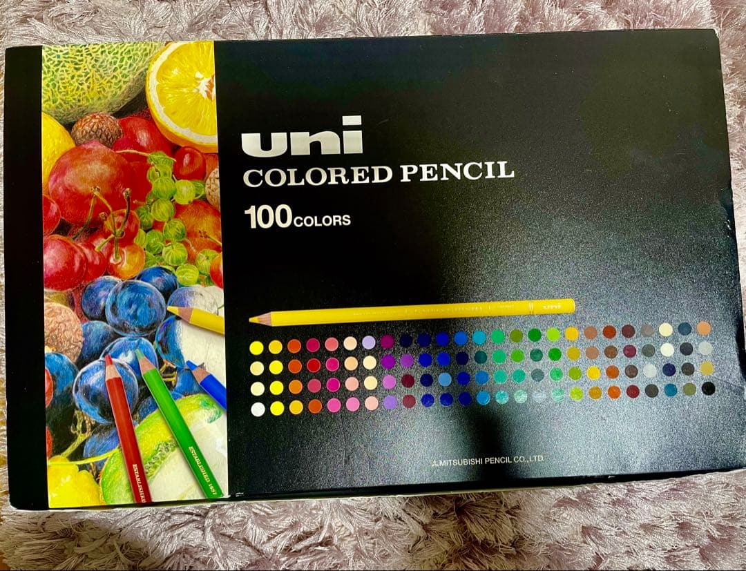 〈未開封・未使用〉uni 100色セット 色鉛筆　三菱鉛筆