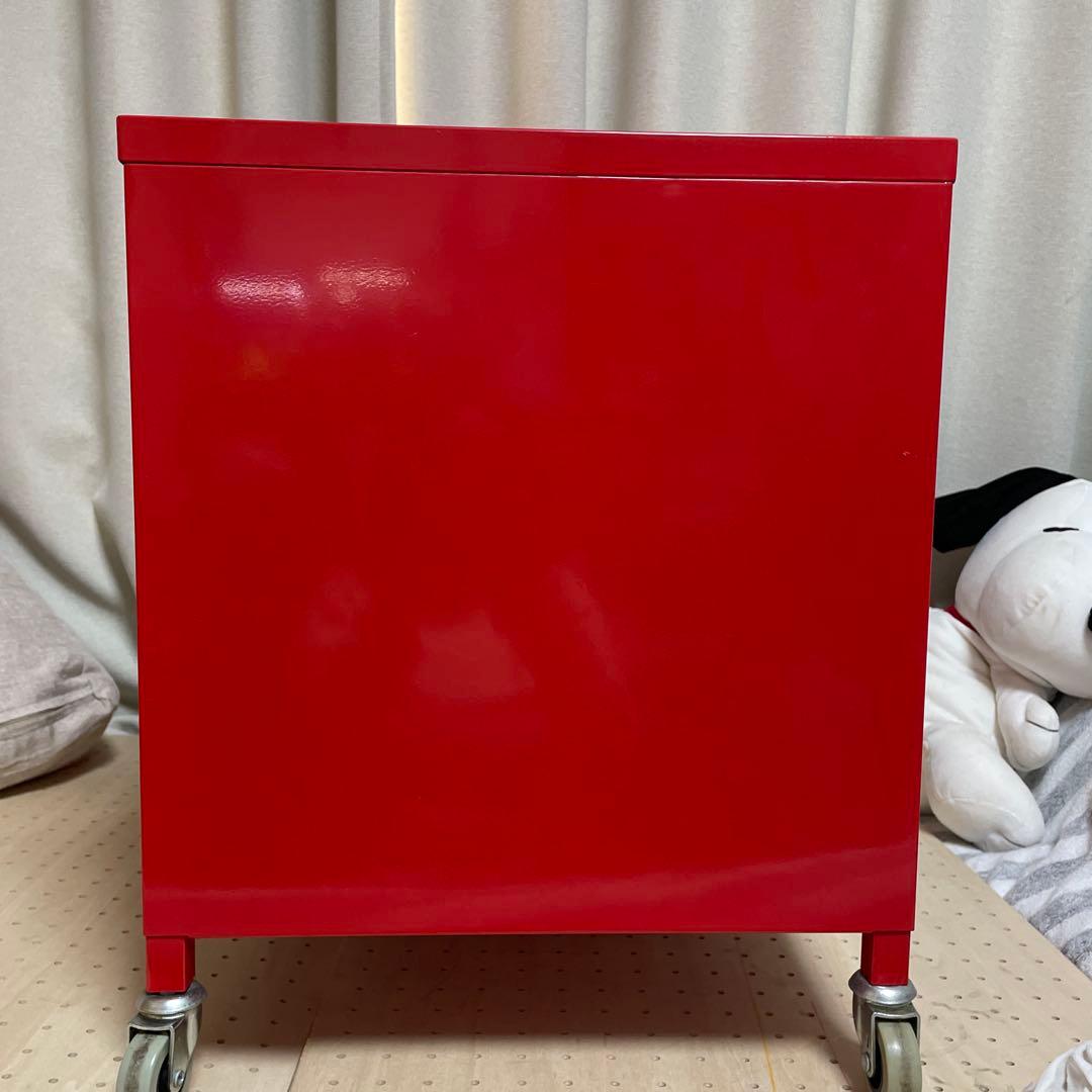 IKEA PS キャビネット 小 レッド 赤