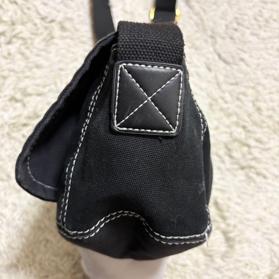 【美品】ヴィヴィアンウエストウッド ショルダーバッグ エッジウェア オーブ 黒