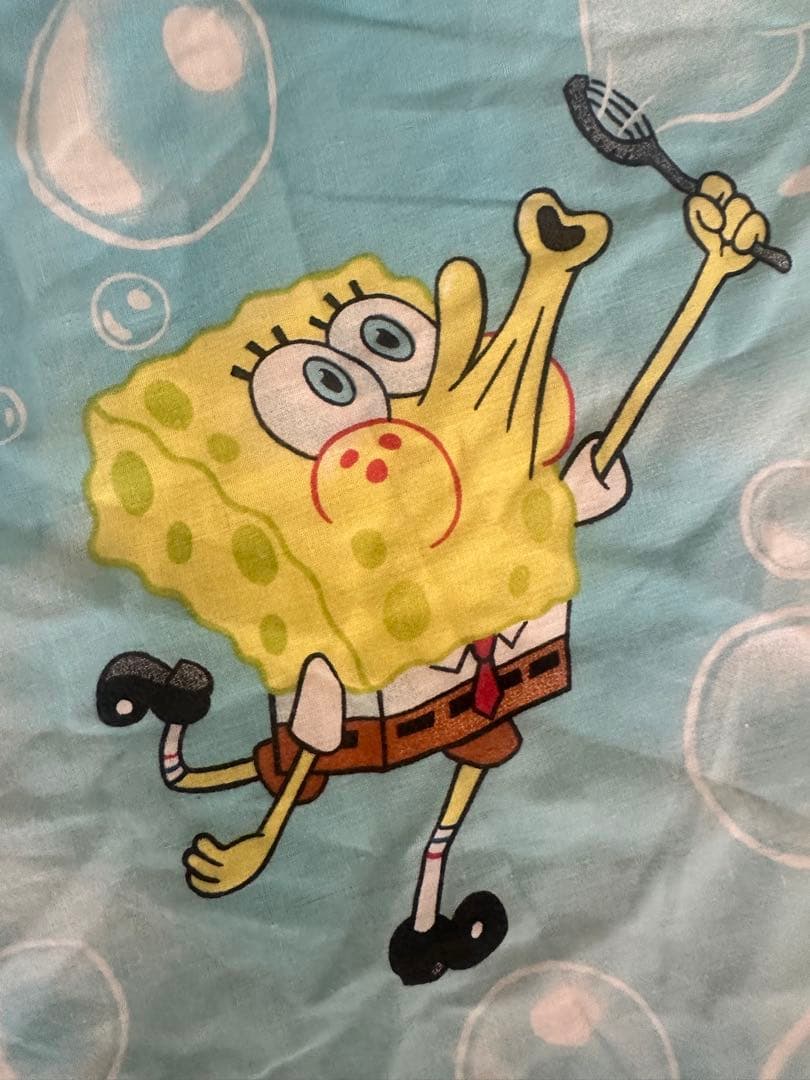 2005年スポンジボブ フィットシーツ ヴィンテージ USAムチャチャ