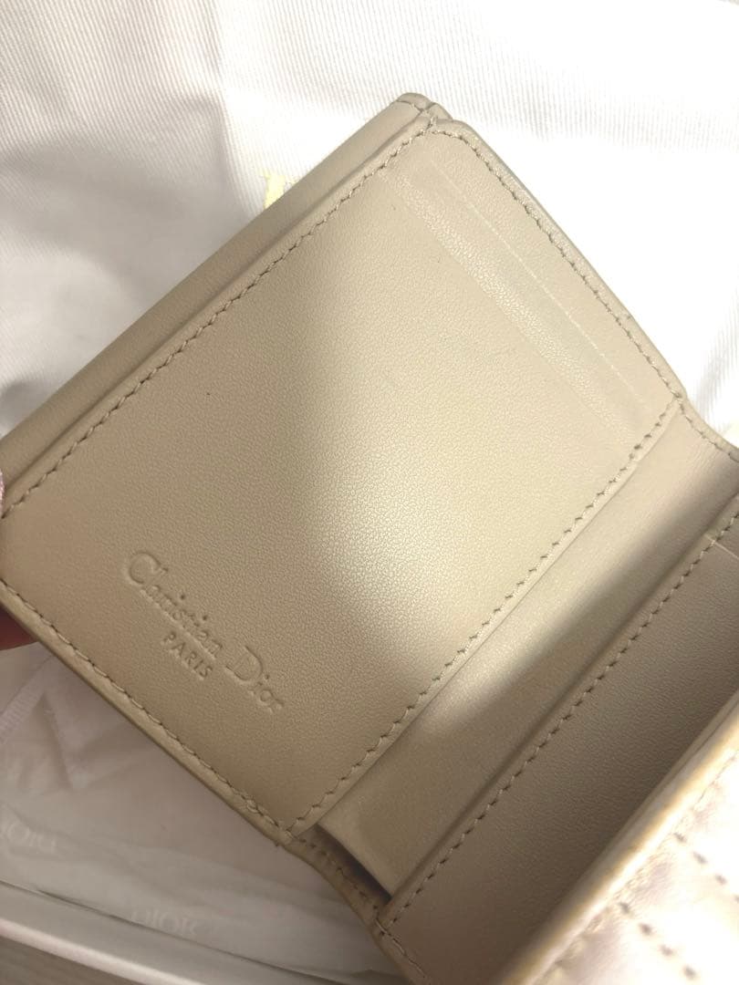 正規品　Dior ゴールド 二つ折り財布