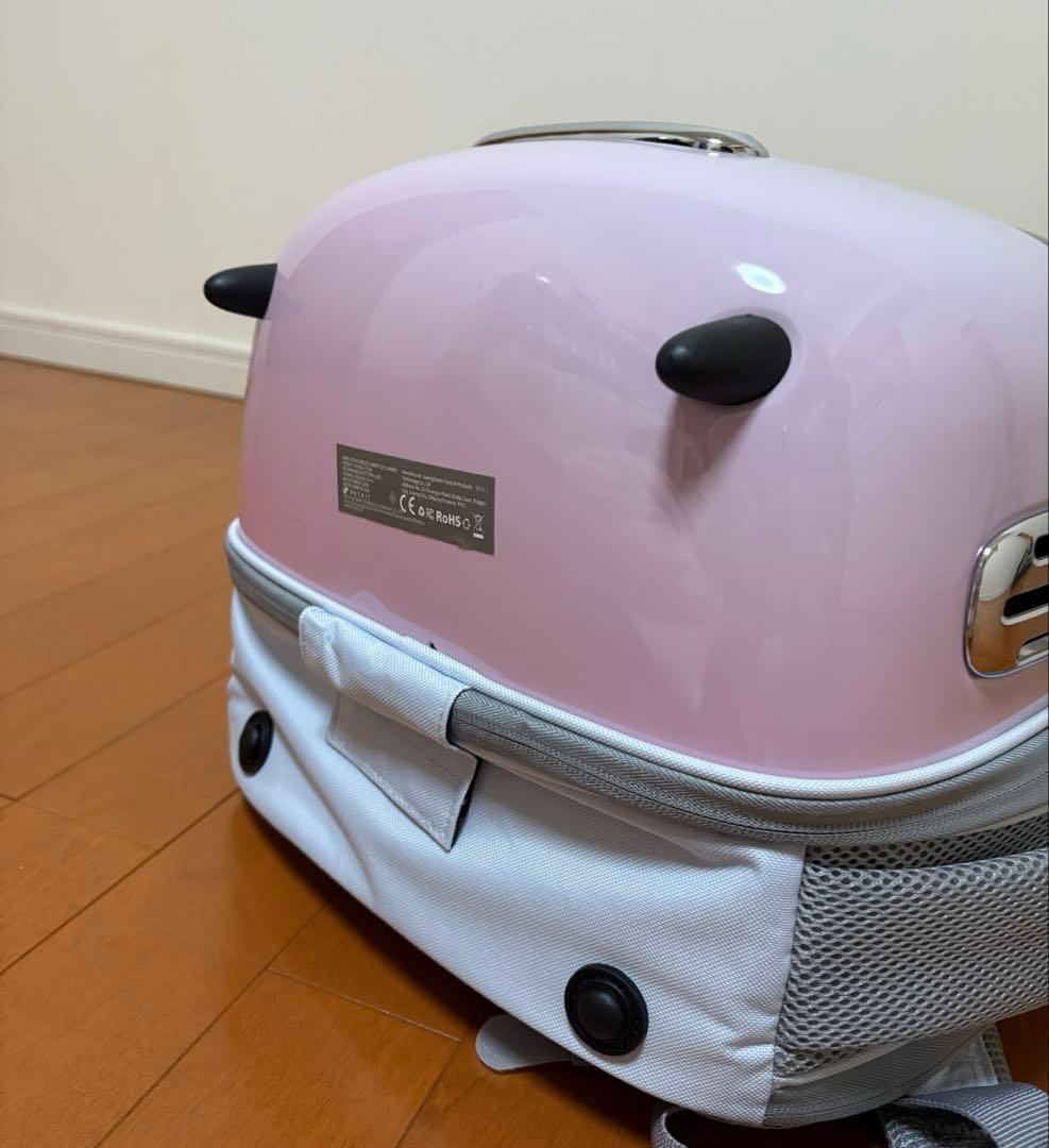PETKIT キャリーバッグ ピンク リュック 猫用 ペット用