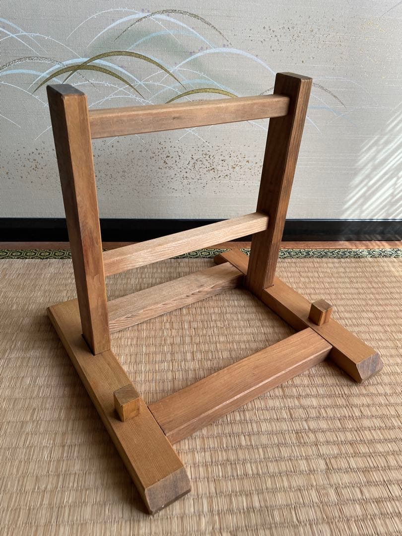 手拭い額縁 壁掛け 立掛け 2way（手拭い付）