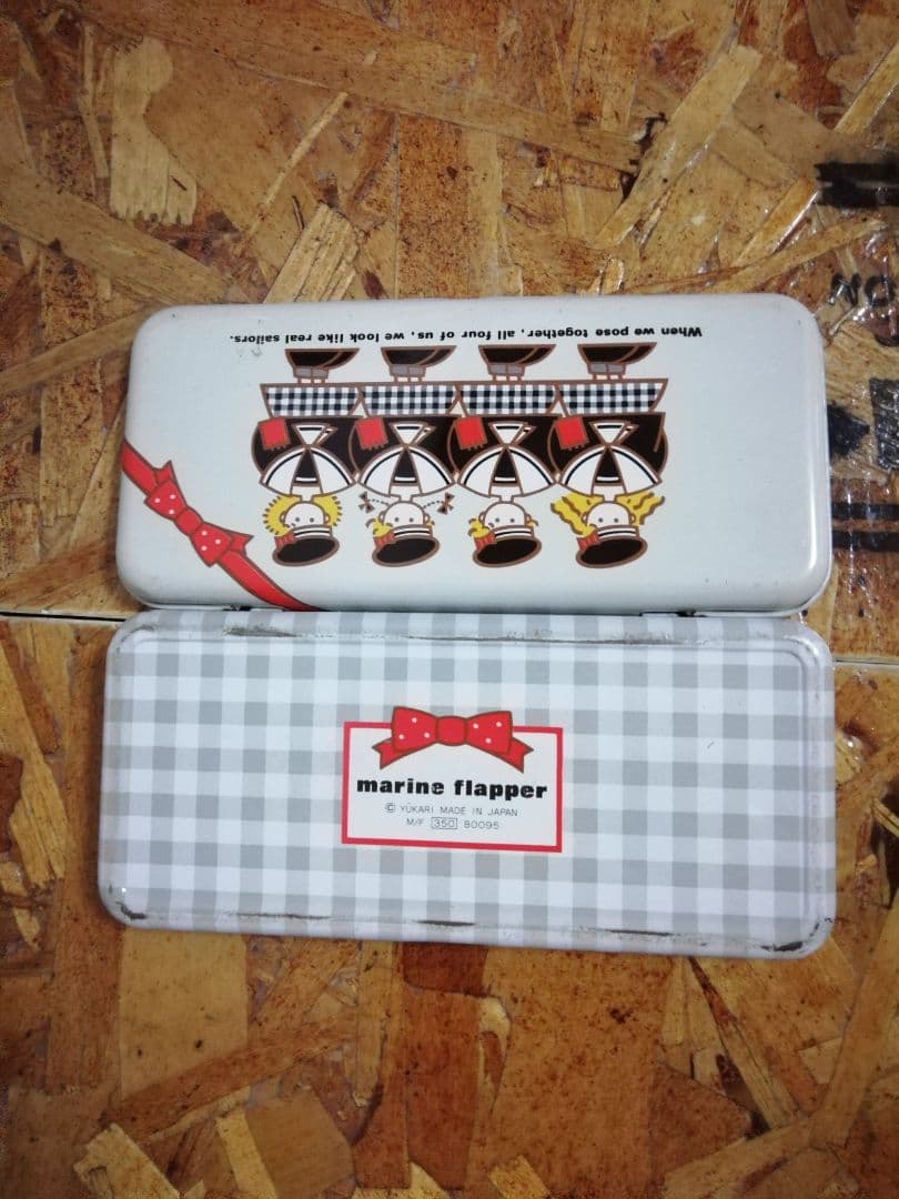 昭和レトロ marine flapper マリンフラッパー 缶ペンケース レアの通販